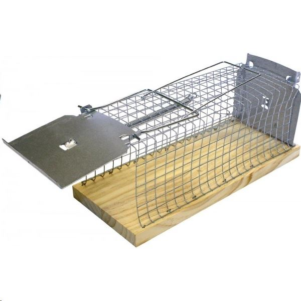 Swissinno 1585001 Patkánycsapda drótkalitka, téglatest alakú, (élvefogó) (1585001)