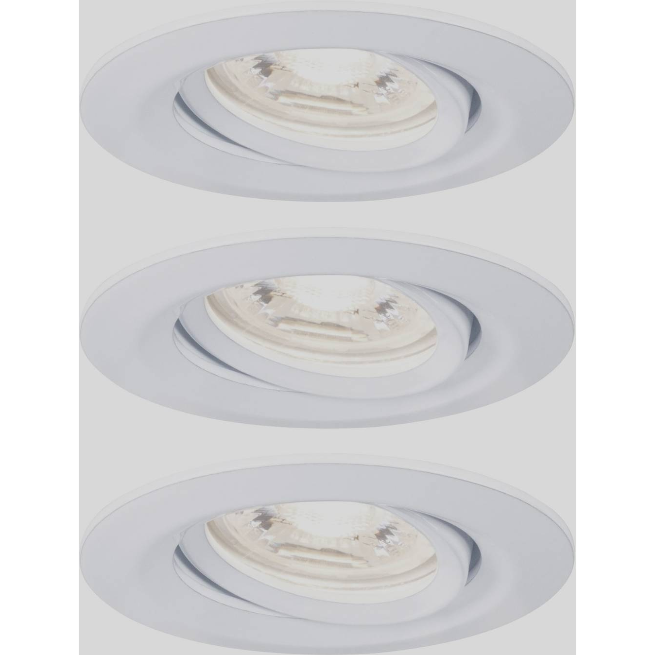 Paulmann EBL Nova mini Plus Coin LED-es beépíthető lámpa 3 részes készlet 4.20 W Fehér (92971) (92971)