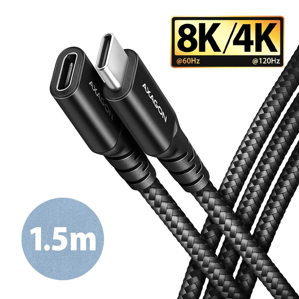 Axagon BUCM32-CF15AB cavo USB USB 3.2 Gen 2x2 1,5 m USB C 20 Gbit/s 240 W Nero