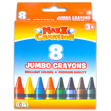 Maxx Creation: 8 darabos tömzsi zsírkréta (11212) (11212)