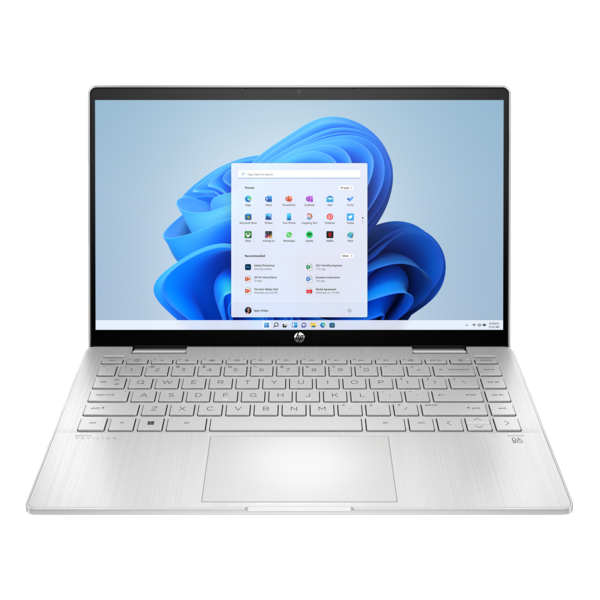 HP Pavilion x360 14-ek1004nh 14 FHD AG IPS Touch, Core i3-1315U 1.2GHz, 8GB, 512GB, Win 11, ezüst (9R2N3EA#AKC)