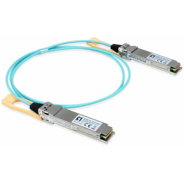 LevelOne AOC-0502 netwerk transceiver module Vezel-optiek 103100 Mbit/s QSFP28 850 nm