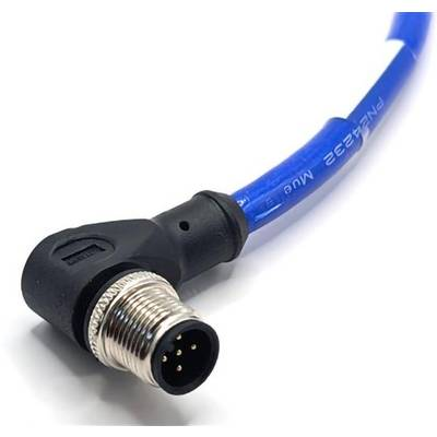 Mueller Electric C5B82M005 Érzékelő-/működtető összekötő M12 Dugó, hajlított 5 m Pólusszám: 5 1 db (C5B82M005)