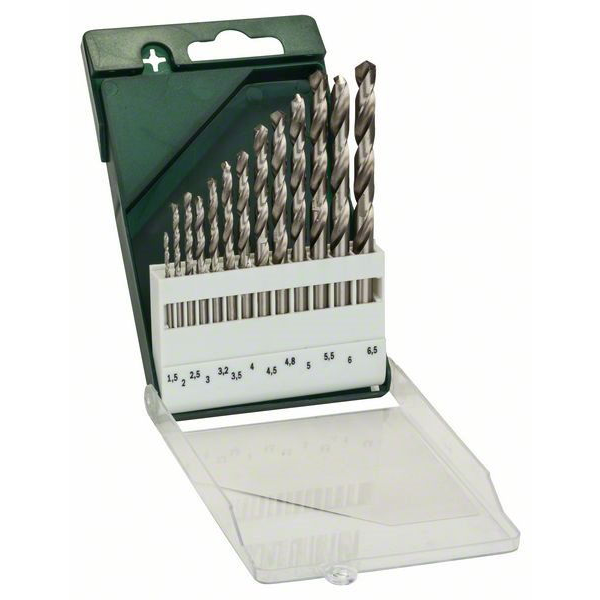 BOSCH 2609255061 DIY fúrószár készlet, HSS-G, DIN 338, 13 db (2.609.255.061)