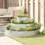 Fém Virágcserép Galvanizált acél Ø 120 cm Tartós Nagy virágcserép