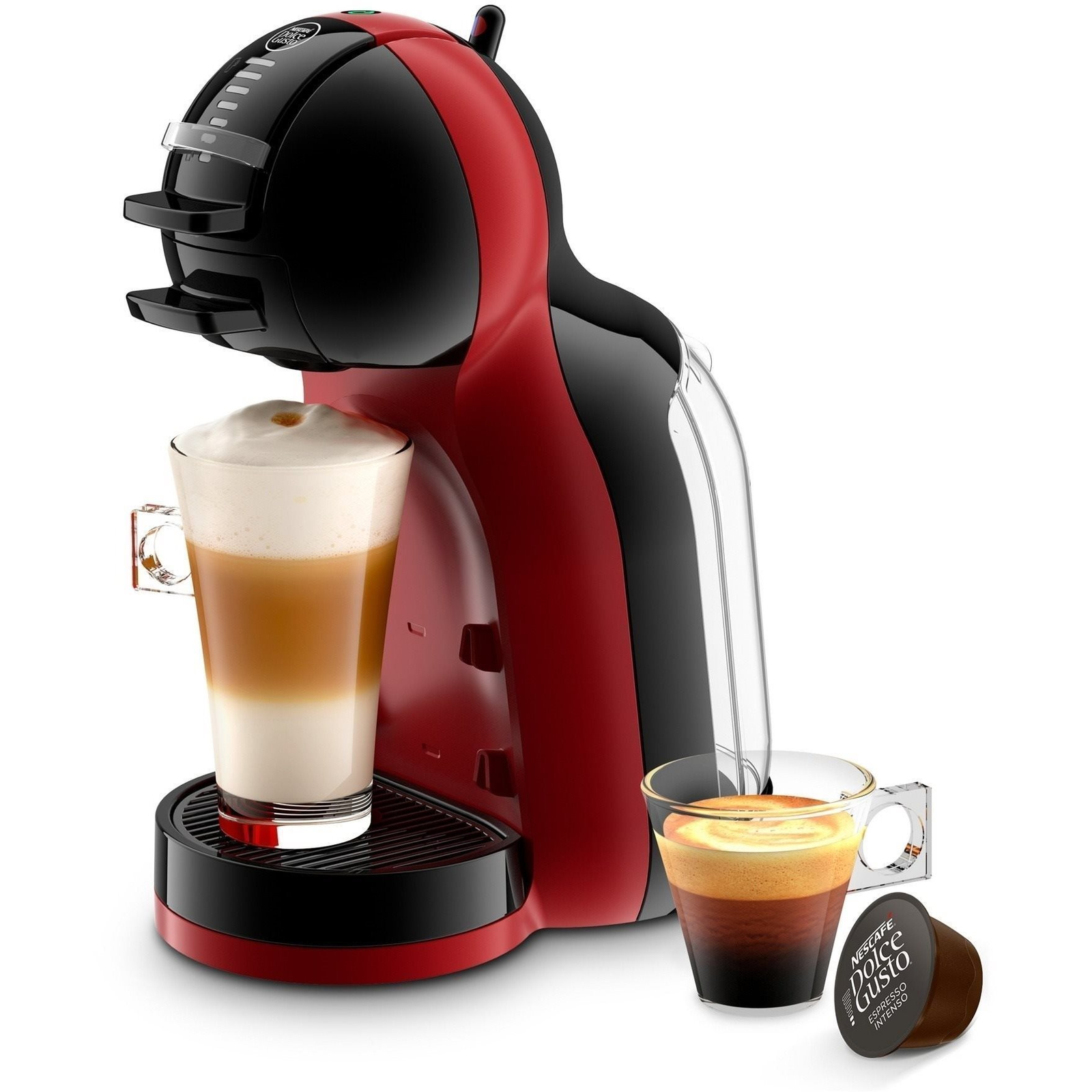 KRUPS KP123H10 Nescafé Dolce Gusto Mini Me, piros/fekete (KP123H10)