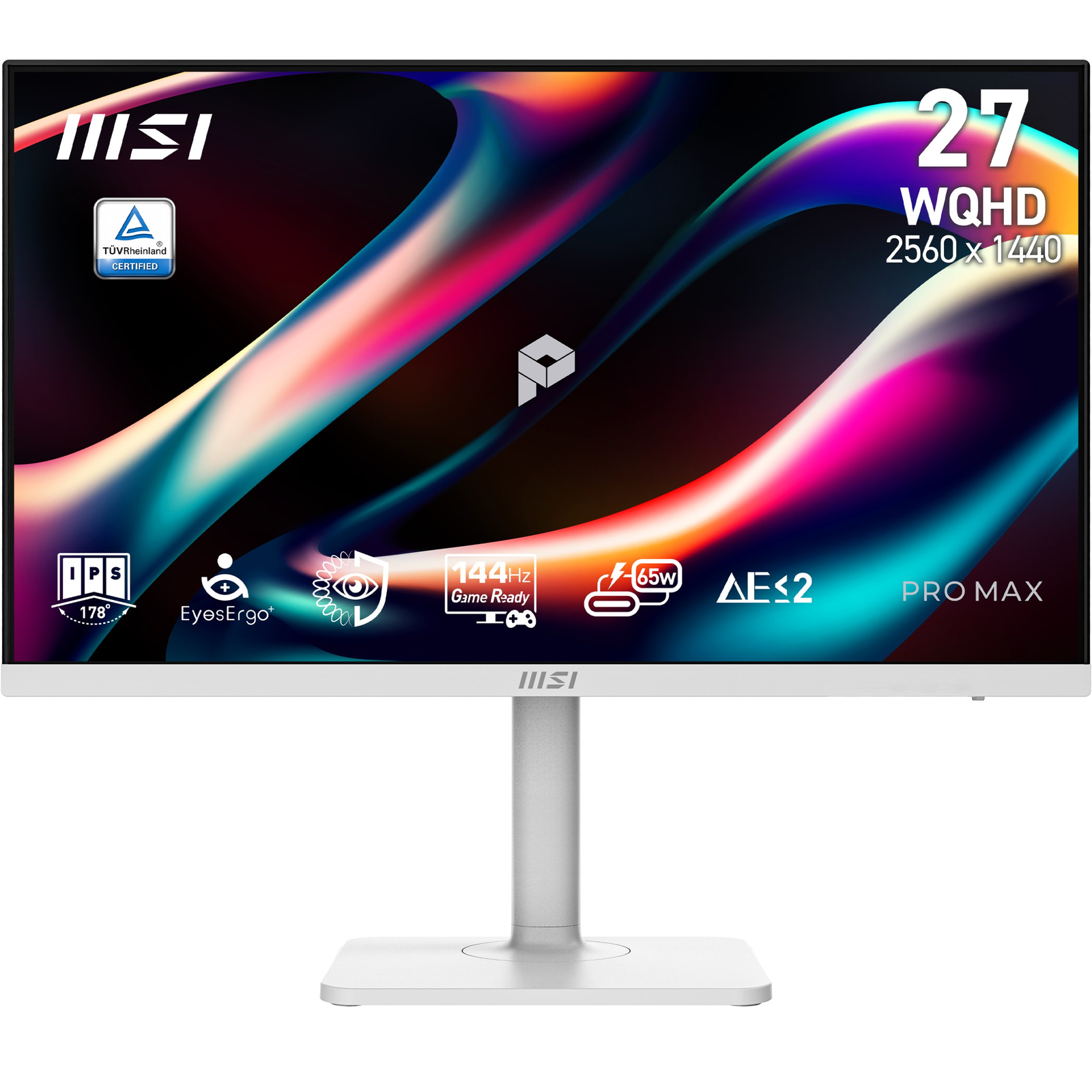 MSI PRO MAX 271QPHW E14 LCD monitor 68,6 cm (27") 2560 x 1440 px Wide Quad HD Biela