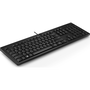 HP 125 USB WD KBD (Bulk 12) klávesnica Univerzálne QWERTY Anglický Čierna