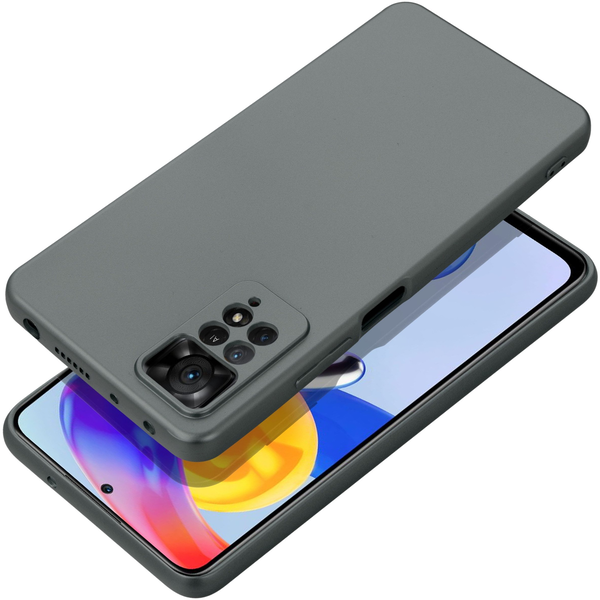 ZONE Metallic Case tok Xiaomi Redmi Note 14 5G (Global) csillogó szürke