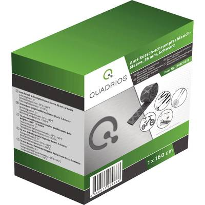 Quadrios 1908CA070 Zsugorcső ragasztó nélkül Fekete 35 mm Zsugorodási arány:2:1 1.6 m (1908CA070)