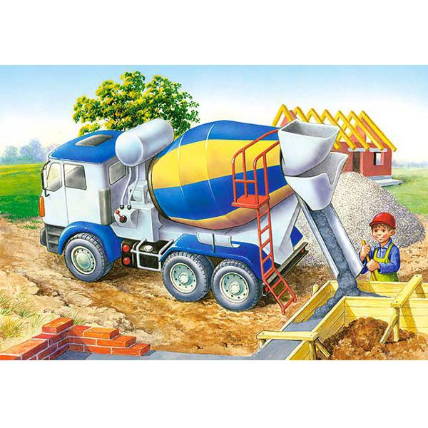 Castorland Building Site 60 pcs Kirakós játék 1 db Rajzfilmek