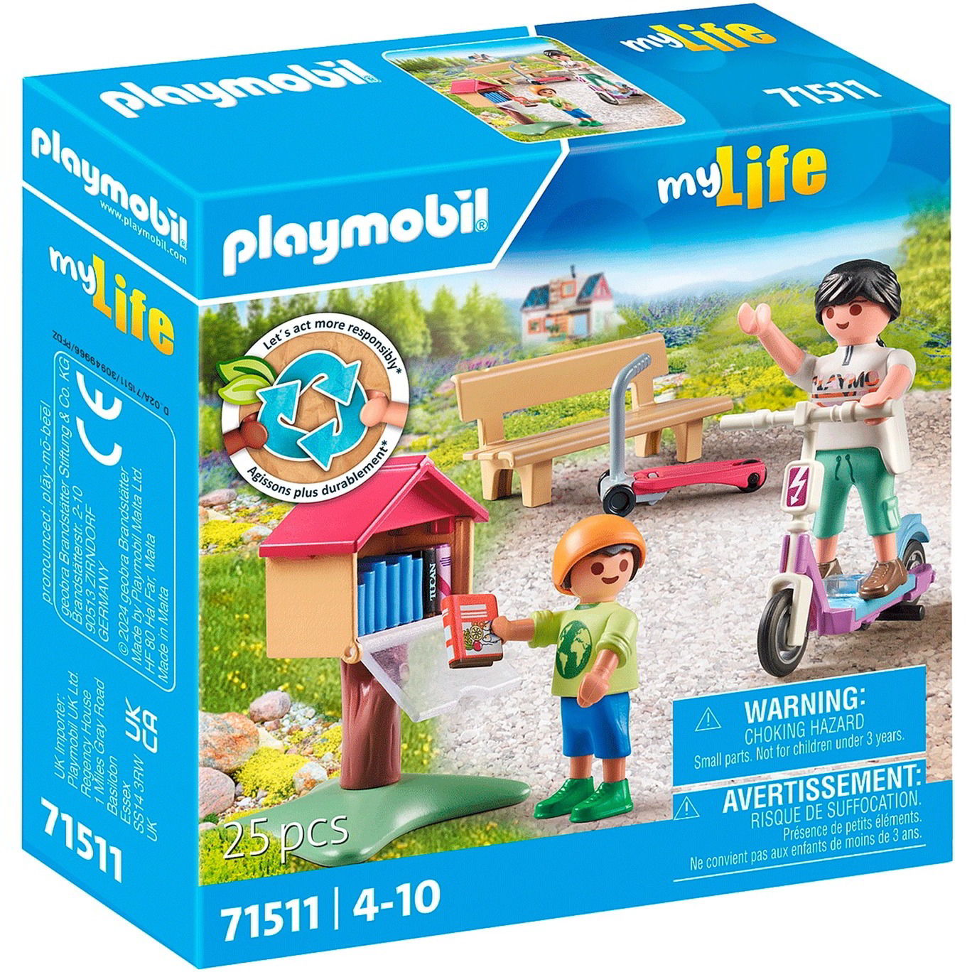 Playmobil City Life: 71511 - Könyv csere-bere könyvmolyoknak (71511)
