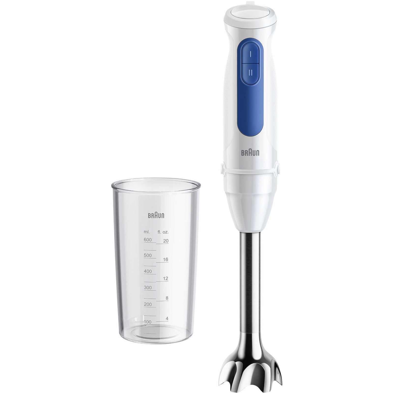 Braun MQ 30001 M Ručný mixér 900 W Modrá, Biela (8021098005106)