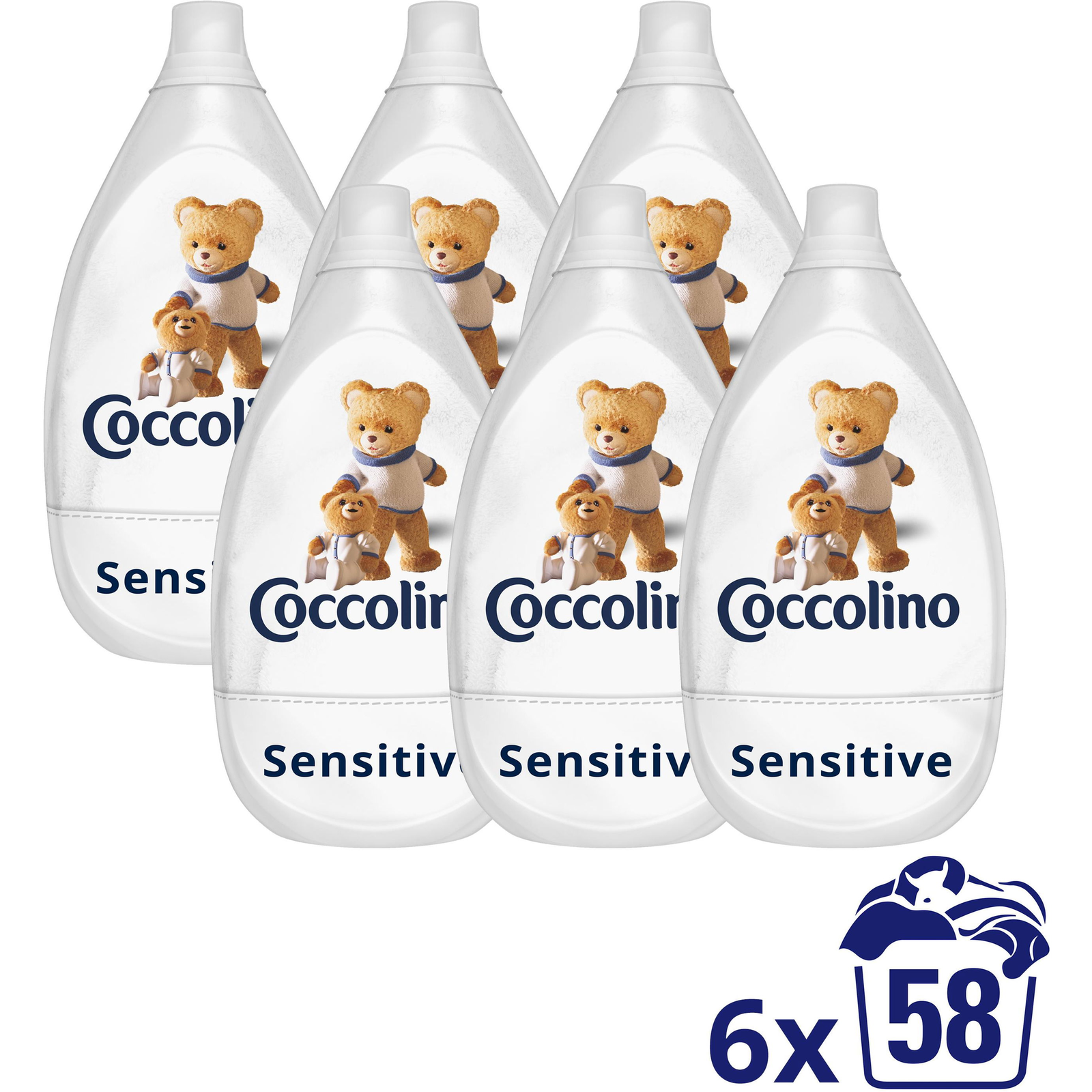 Coccolino Ultimate Care Sensitive Pure 6 × 870 ml (8720181414985)