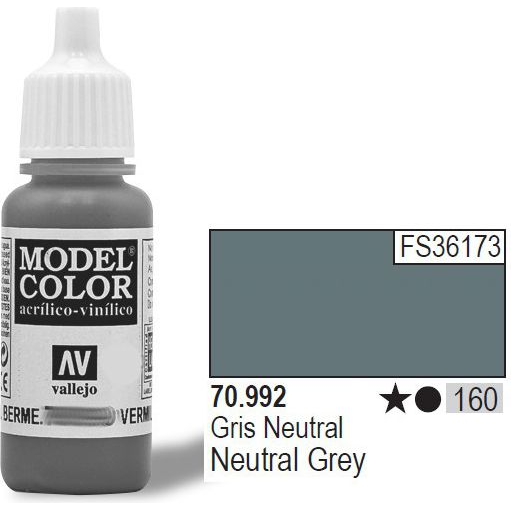 Vallejo Model Color Neutral Grey Akrilfesték 70992