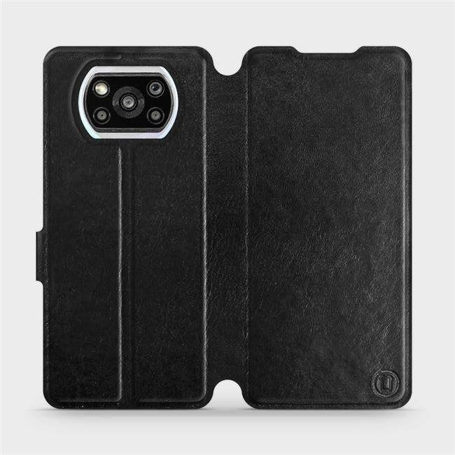 Flip case for Xiaomi Poco X3 Pro in Black&Gray with grey interior (5903516703630)