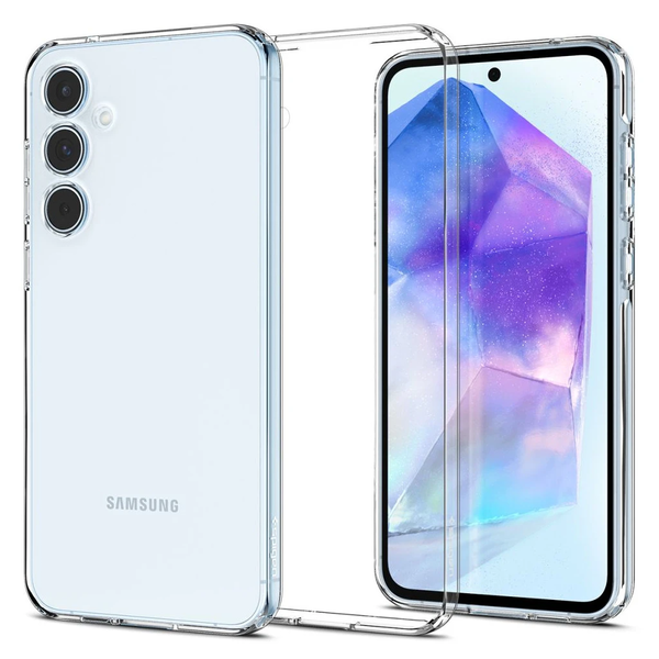 SPIGEN Liquid Crystal Galaxy A55 5G készülékhez Crystal Clear tok