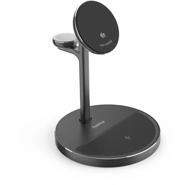 Hama Qi2 Smartphone, Cuffie, Orologio intelligente Nero USB Carica wireless Ricarica rapida Interno