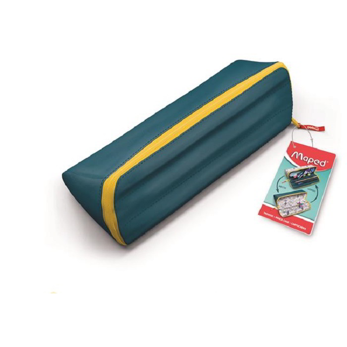 Maped Opel XXL Basic kifordítható háromszög alakú tolltartó - Zöld (931902)