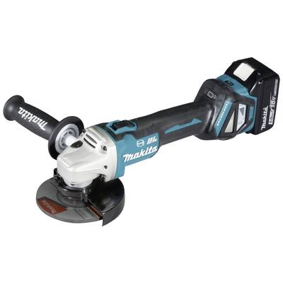 Makita (DGA513RTJ) (DGA513RTJ) Akkus sarokcsiszoló 125 mm Töltővel, 2. akkuval, Hordtáskával 18 V 5 Ah (DGA513RTJ)