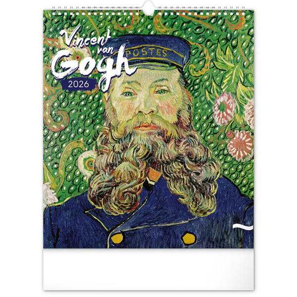 REALSYSTEM Falinaptár képes  300x340mm Vincent van Gogh  2026. (6087-VG)