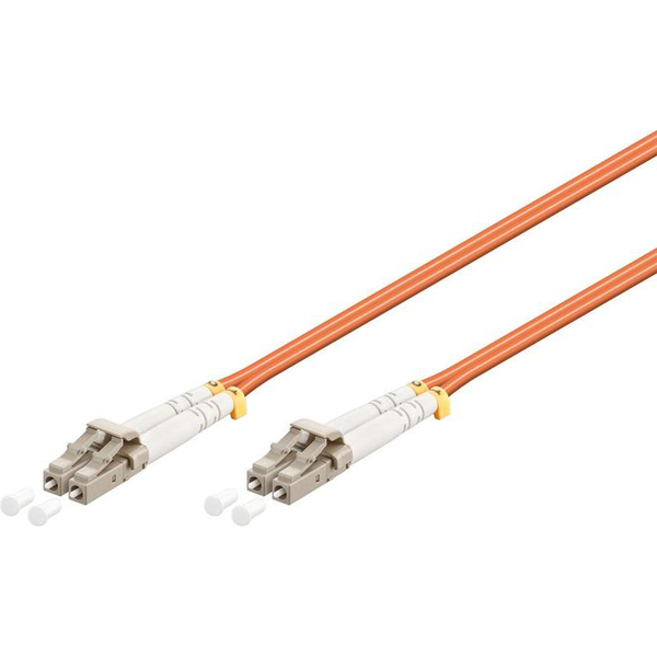 Techly 3m LC/LC OM2 InfiniBand és száloptikai kábel Narancssárga