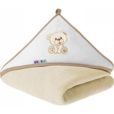 Akuku fürdőlepedő 100x100 cm Maci bézs (ALA1252)