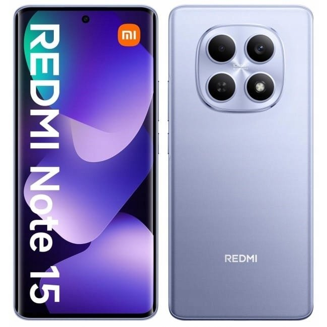 Xiaomi REDMI Note 15 Okostelefon, Lila, 8/256GB, Dual SIM (73049)