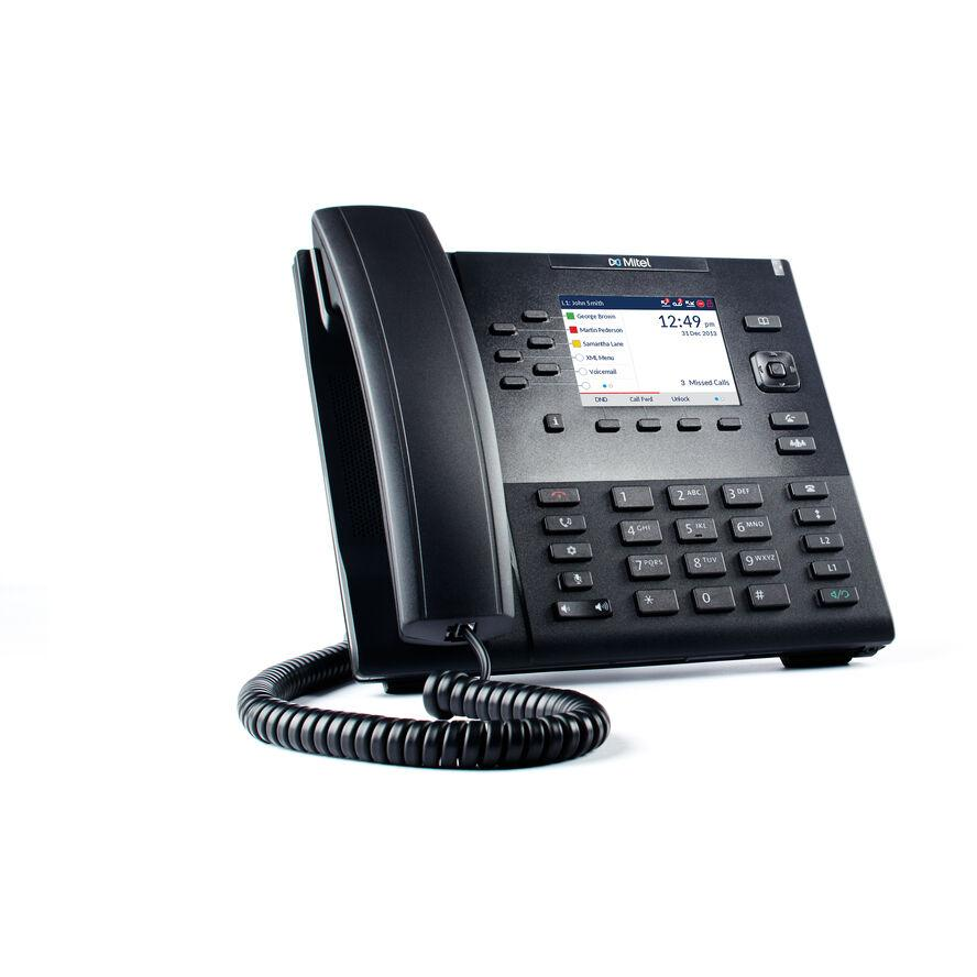 Mitel 6867 SIP Telefon - Fekete (80C00002AAA-A)