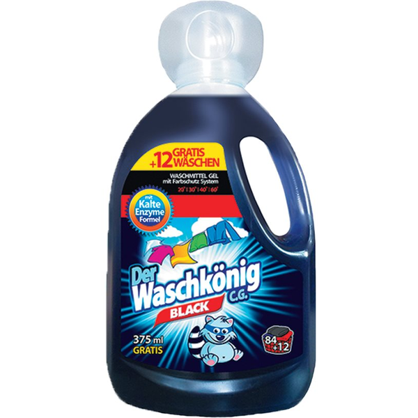 DER WASCHKÖNIG Black mosógél 3,3 l (96 mosás)