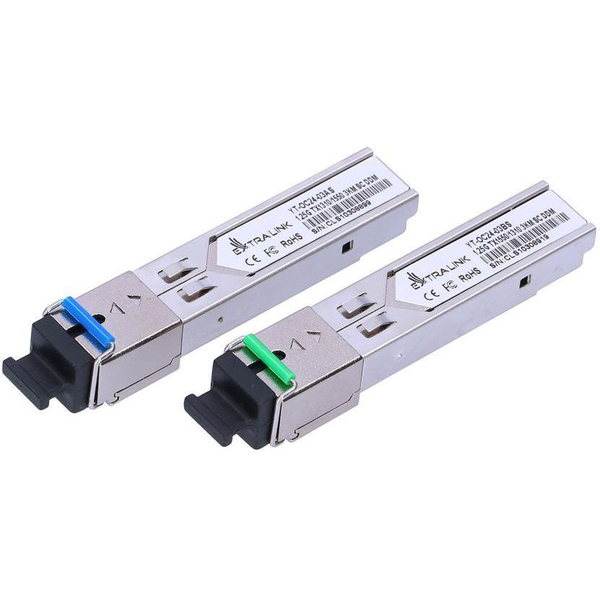 Extralink Sfp 1.25g | Sfp Wdm Módulo | 1,25gbps, 1310/1550nm, Single Mode, 3km, Sc, Dom, Pair