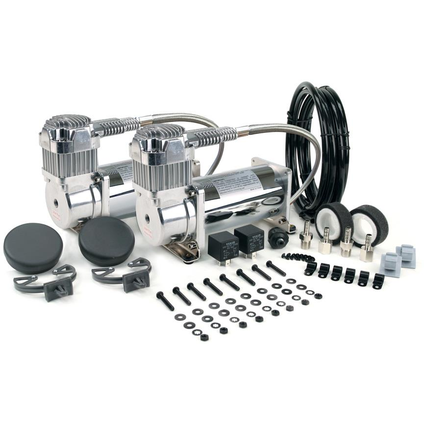 VIAIR 380C Chrom Dual Pack - légkompresszoros csomag (38003)