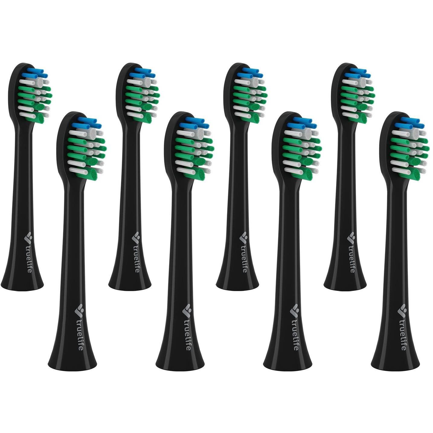 TrueLife SonicBrush Compact Heads Black Standard 8 Pack (TLSBCHBST8)
