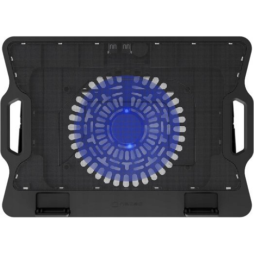 Natec Dipper 2 Cooler Laptop hűtőpad 12.1-17.3" 1 ventilátor, LED félny, 2 USB
