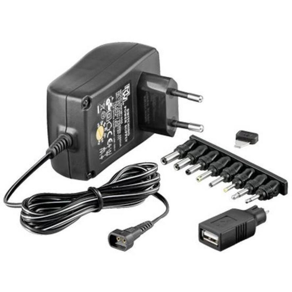 Techly IPW-NTS1500G netvoeding & inverter Binnen 18 W Zwart