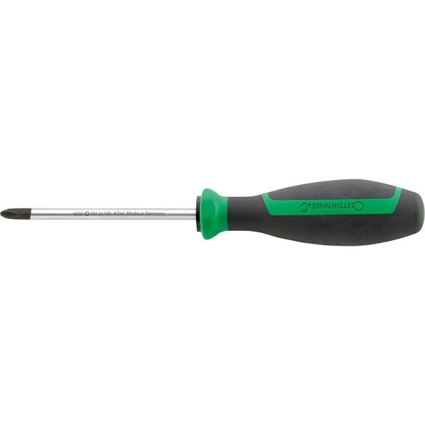 Stahlwille 4630 PH 2 KREUZSCHLITZSCHRAUBENDREHER MIT DRALL-GRIFF 46303002 Kereszthornyú csavarhúzó 2