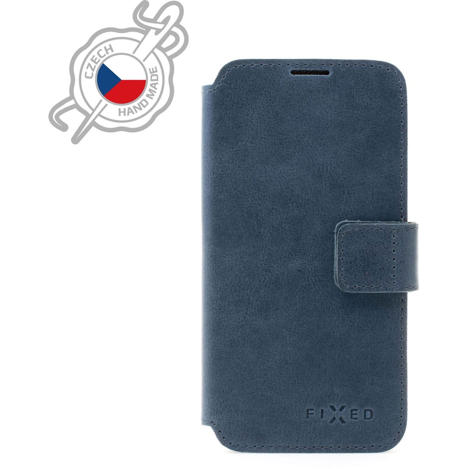 FIXED ProFit Apple iPhone 7/8/SE (2020/2022) kék valódi marhabőr tok (FIXPFIT2-100-BL)