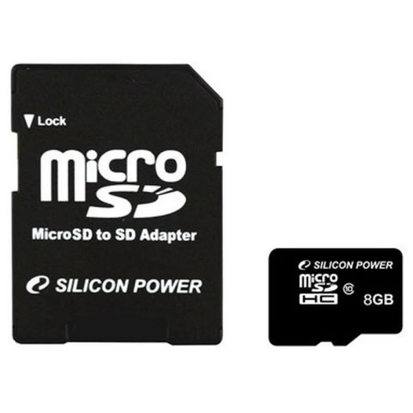 Silicon Power SP008GBSTH010V10SP paměťová karta 8 GB MicroSDHC Třída 10
