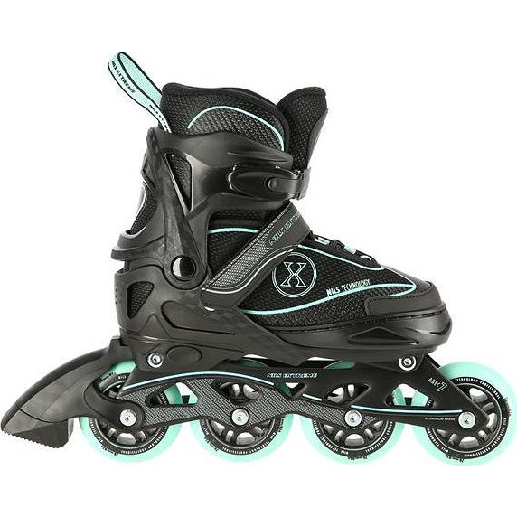 Rolki Nils Extreme NA11008 rekreacyjne regulowane czarne r. 31-34
