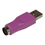 StarTech.com GC46MFKEY кабелен преобразувател мъжко/женско USB A PS/2 Виолетов