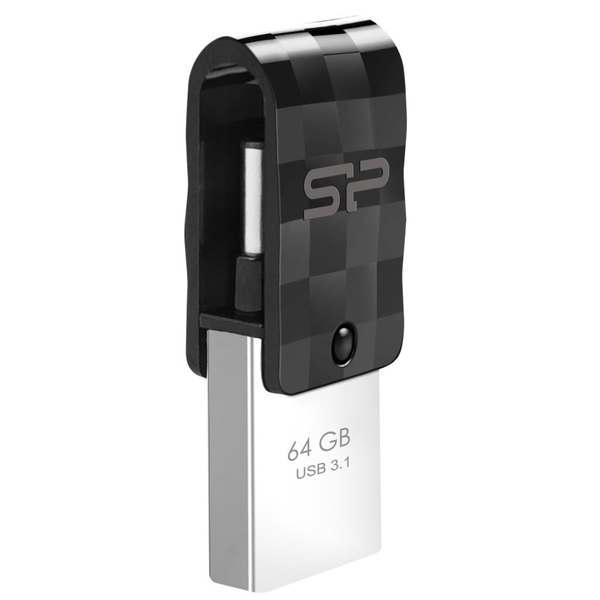 Pen Drive 64GB Silicon Power Mobile C31 fekete (SP064GBUC3C31V1K)
