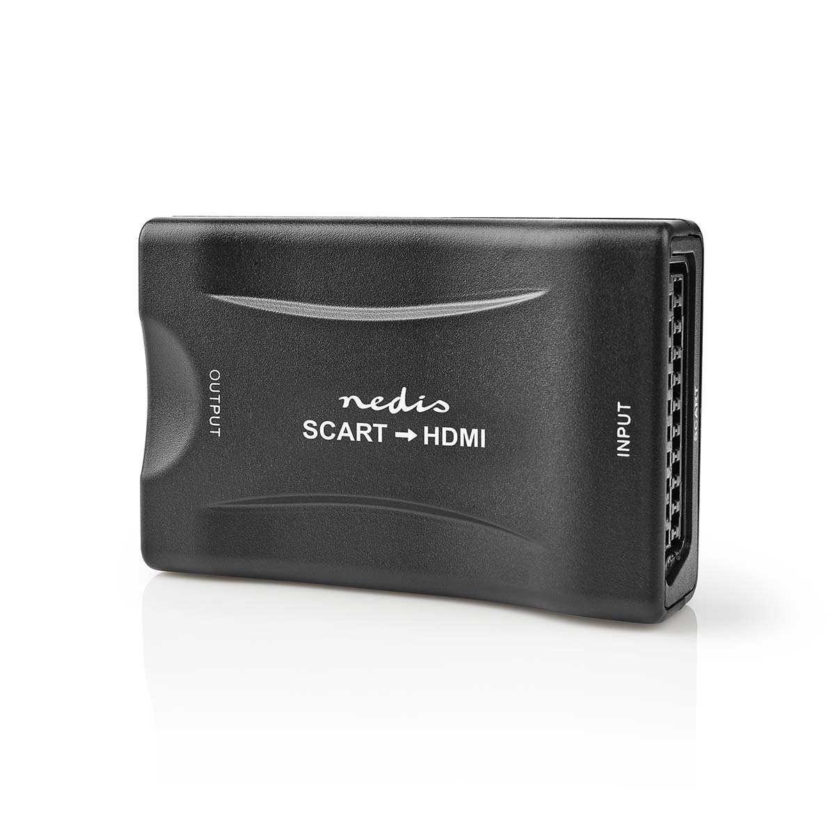 Nedis VCON3463BK Scart anya - HDMI anya Átalakító Adapter - Fekete (VCON3463BK)
