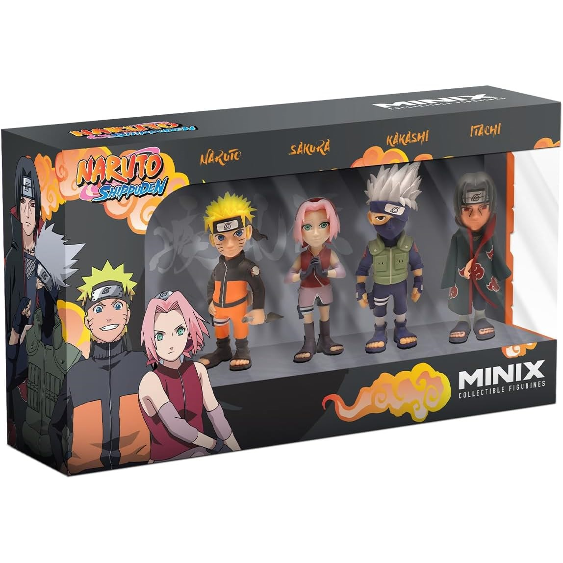 Minix Naruto Shippuden 7cm figura szett (4db) (14811)