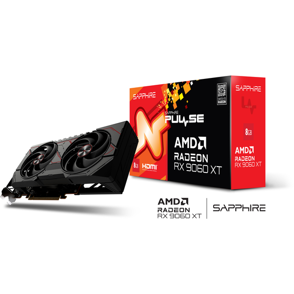 Sapphire Radeon RX 9060 XT 8GB GDDR6 Pulse Gaming OC Videókártya