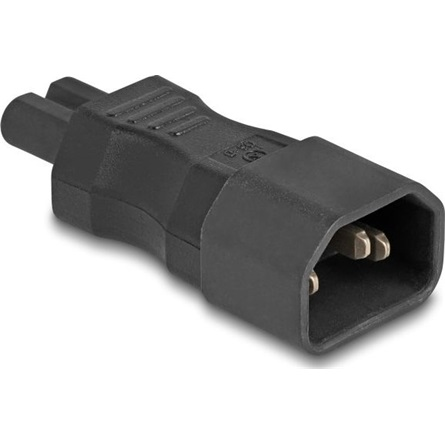 DELOCK Netzadapter IEC 60320 - C14 auf C7, Stecker / Buchse
