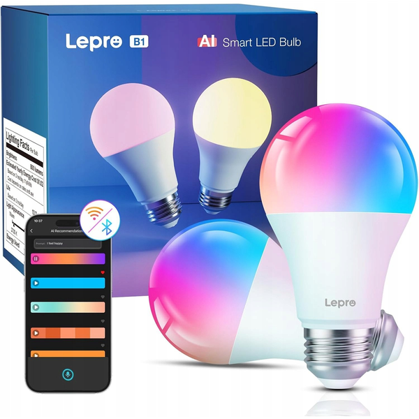 Lepro B1 AI Smart Bulb E27 - inteligentne żarówki E27 (2szt)