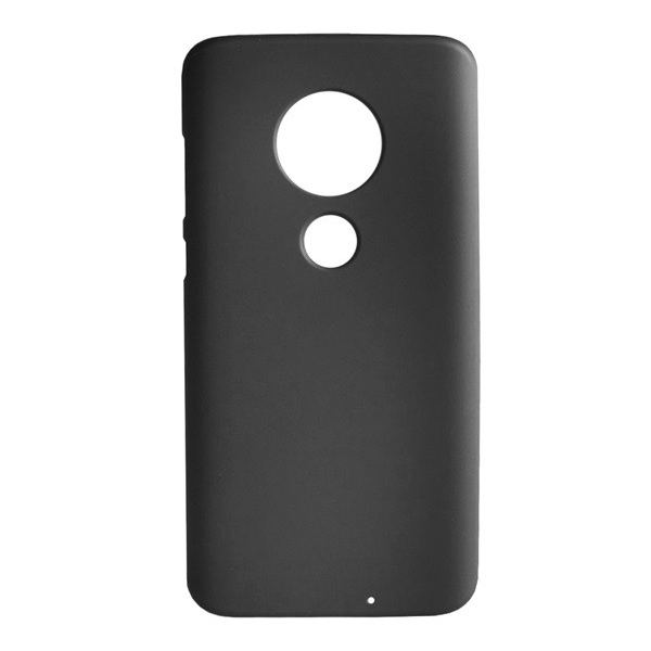 Szilikon telefonvédő (matt) FEKETE [Motorola Moto G7 (XT1962)] (5996457864539)