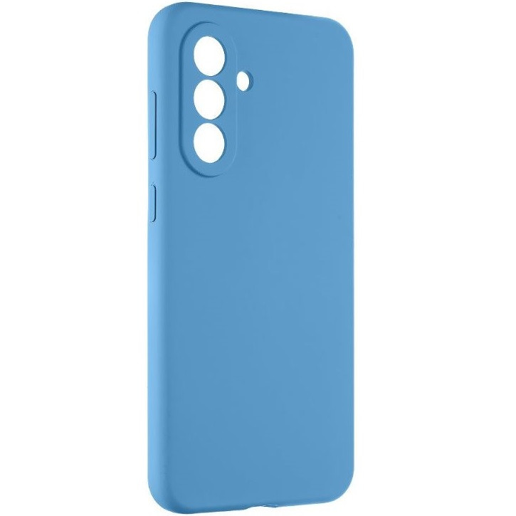 Samsung Galaxy A36 5G SM-A366B, Szilikon tok, mikrofiber plüss belső, Tactical Velvet Smoothie, világoskék (TS12293)