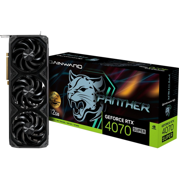 Gainward GeForce RTX 4070 SUPER Panther OC 12GB GDDR6X 192-bit grafikus kártya