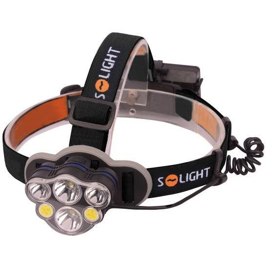 Solight Újratölthető LED fejlámpa 550lm Li-Ion USB